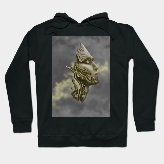 golden mask Hoodie by Hedgeh0g